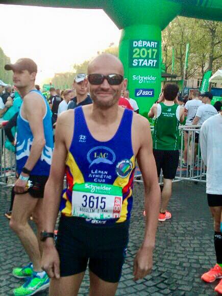 Boualem, marathon Paris 2017